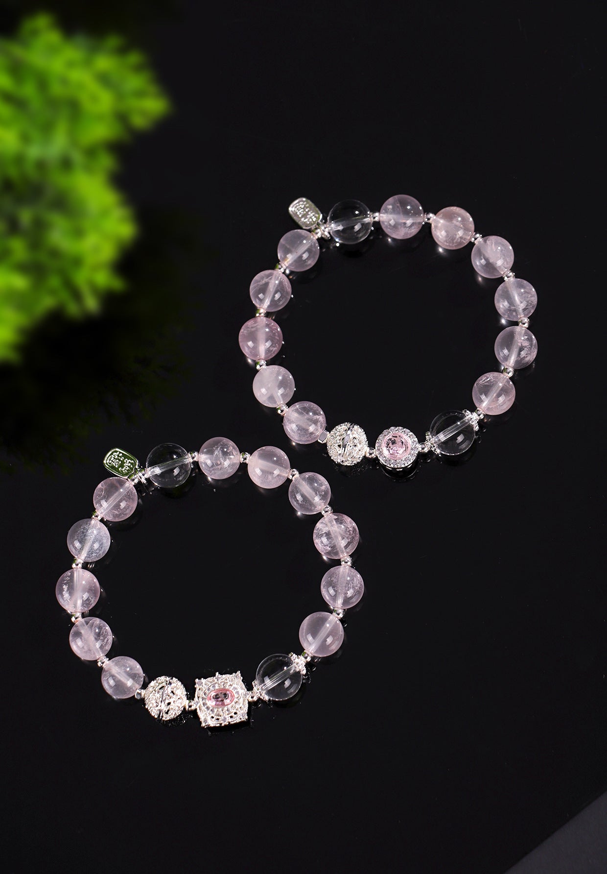 Planderful Fortune's Favor Bracelet – Fresh and Sweet Pink Crystal Design
