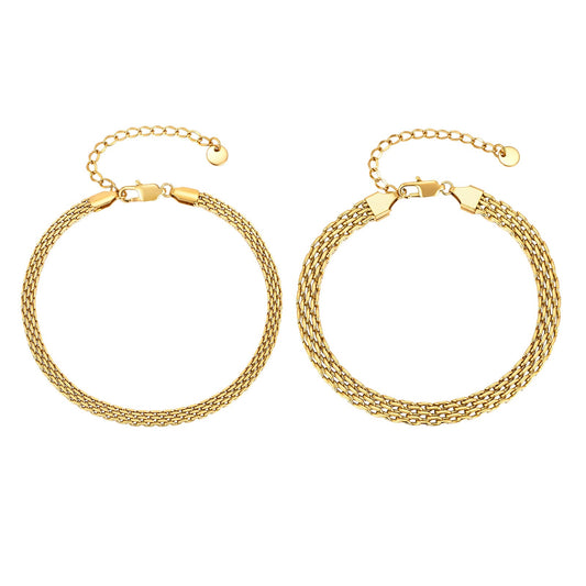 Vintage Stainless Steel Anklet