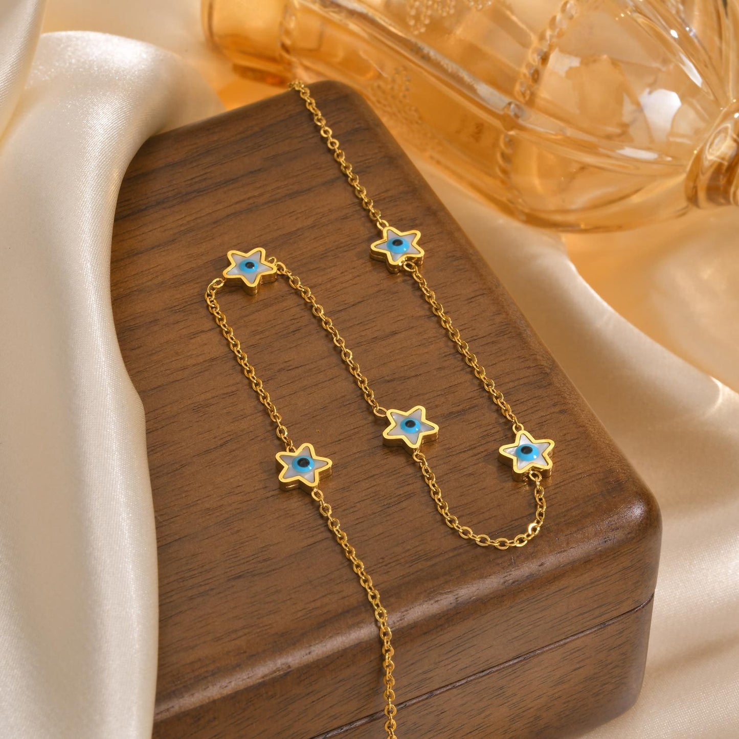 Fashion Personality Stainless Steel White Shell Necklace