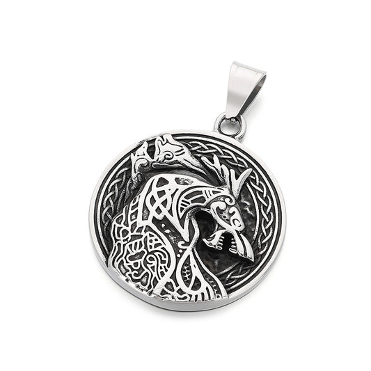 Planderful Celtic Knot Pendant Bold For Men Stainless Steel