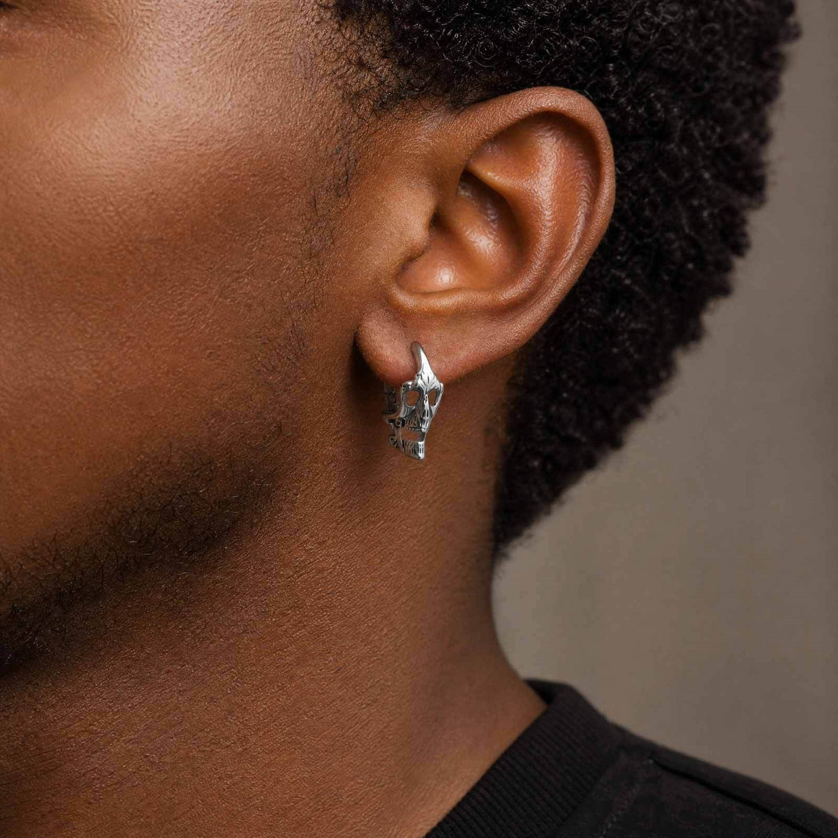 Stainless Steel Vintage Punk Earrings