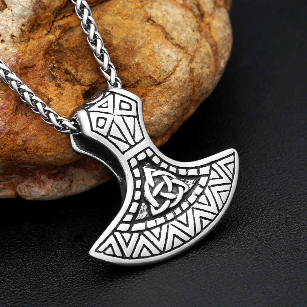 Punk Viking Stainless Steel Men's Pendant Necklace
