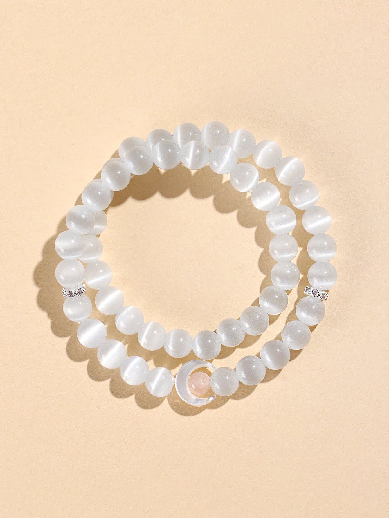 Planderful Fortune's Favor Bracelet – Elegant Obsidian and Opal Design