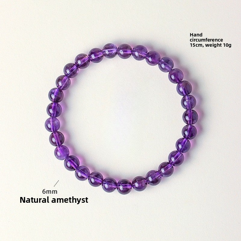 Uruguayan Amethyst Bead Bracelet