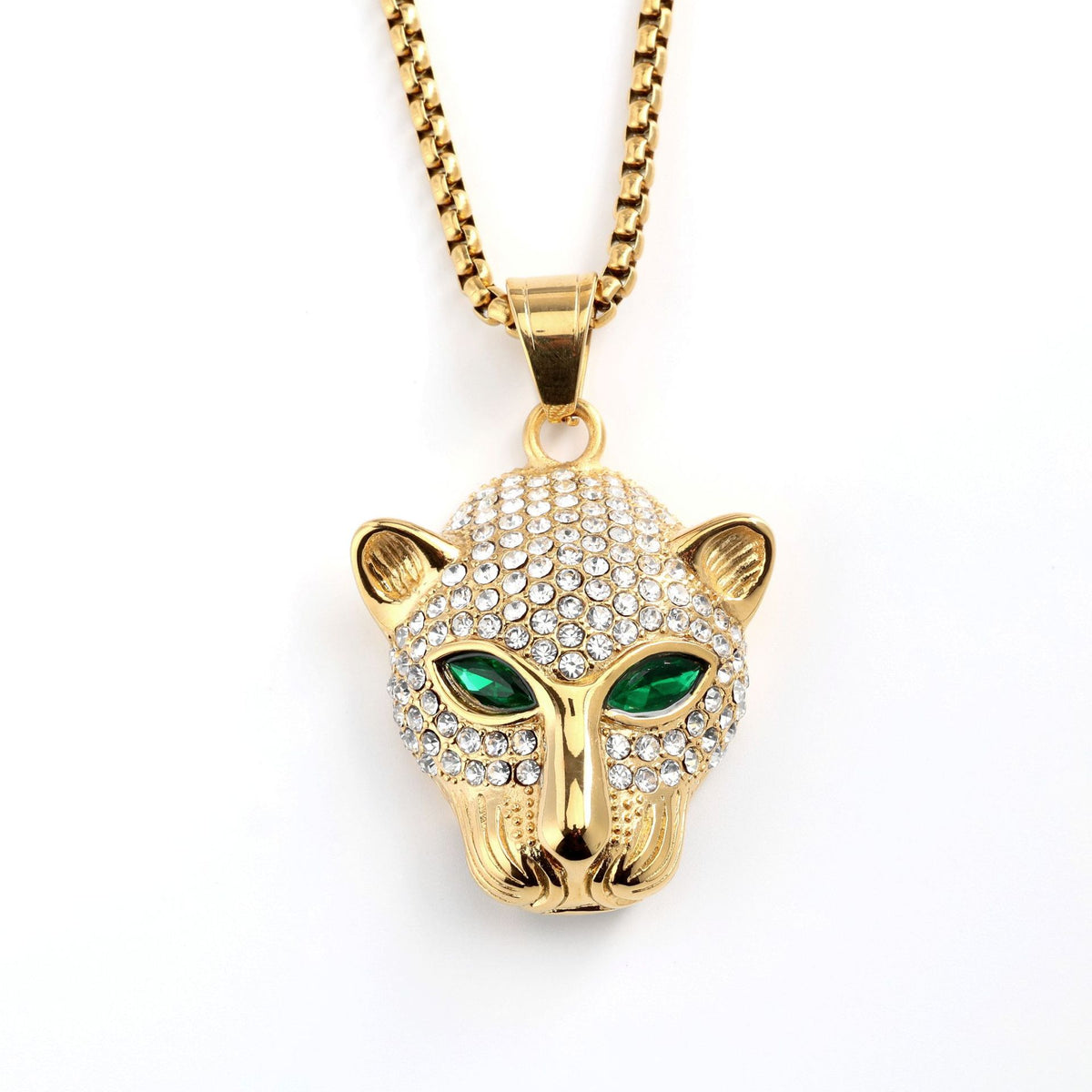 Clothing Inlaid Stainless Steel Pendant Necklace