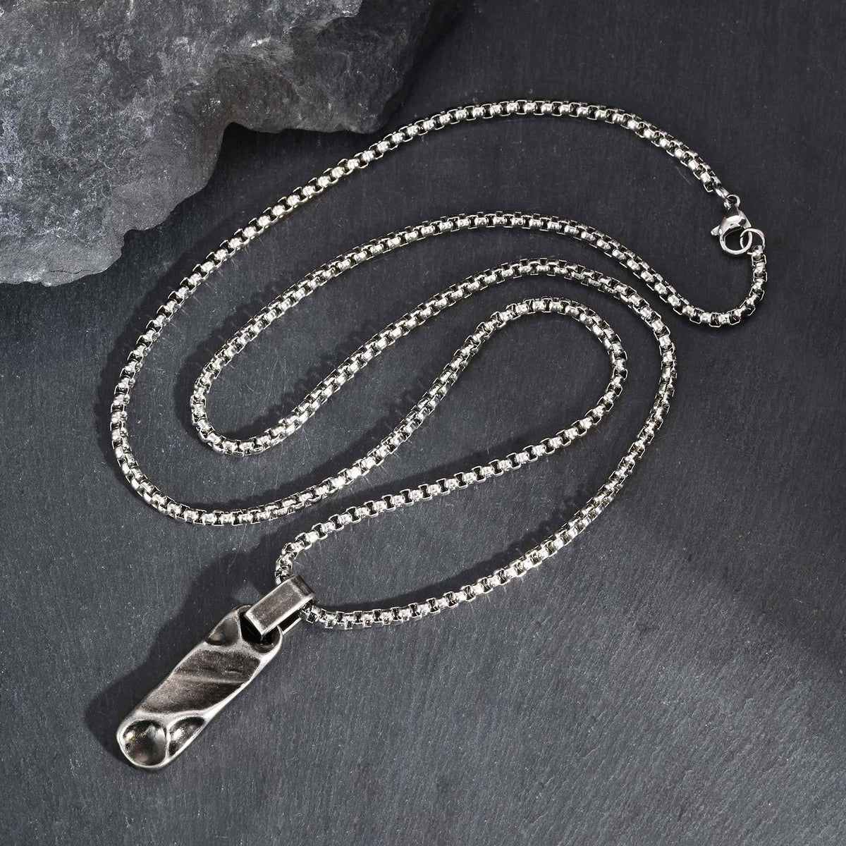 Geometric Stainless Steel Pendant Unisex
