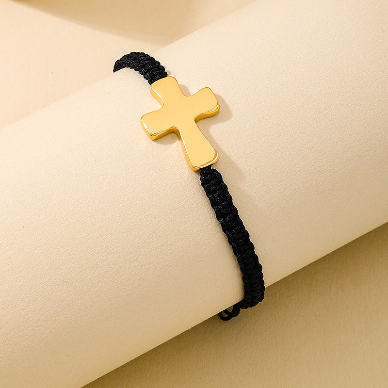 Planderful Vienna Verve Bracelet – Fashionable Versatile Metal Cross Design