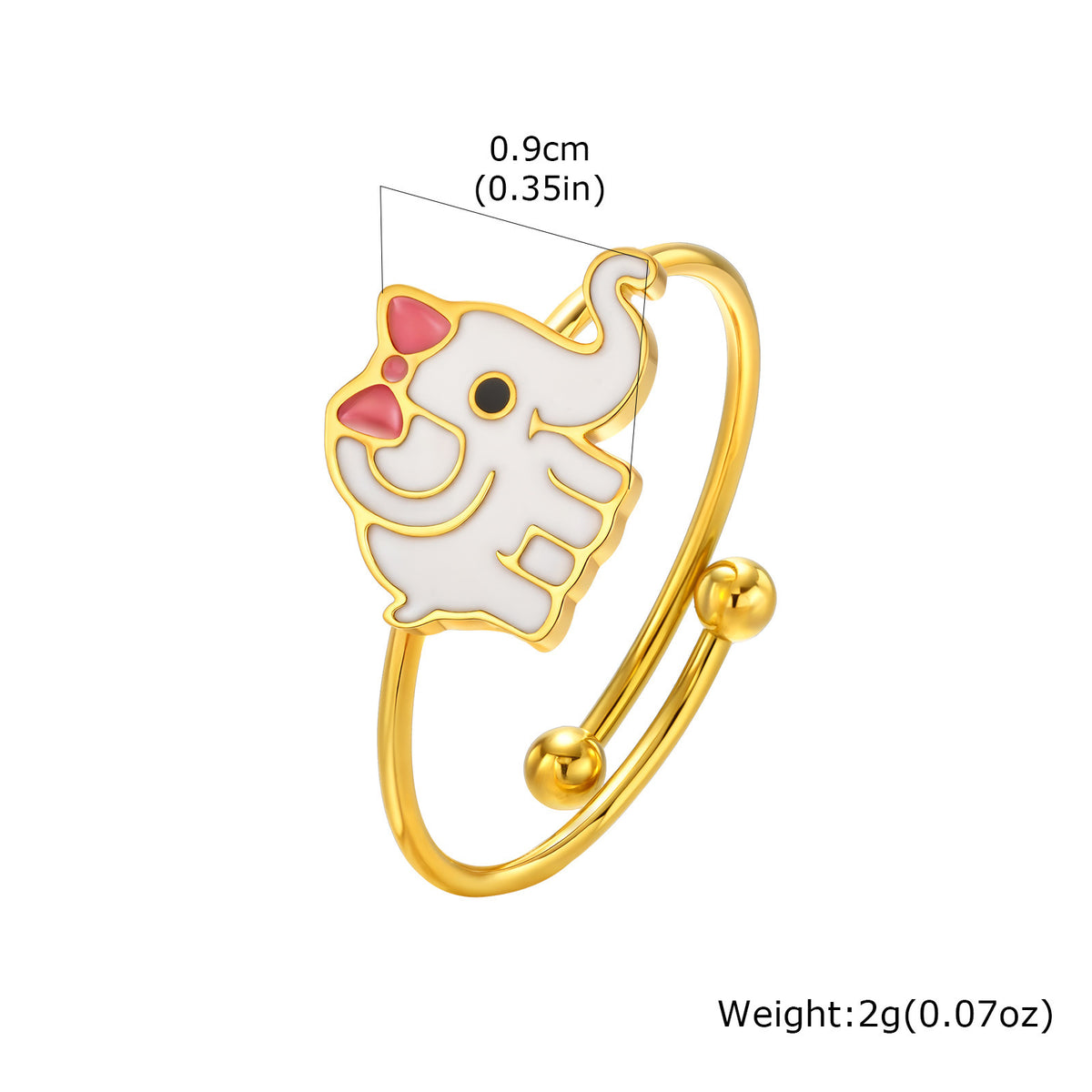 Flower Stainless Steel Ring