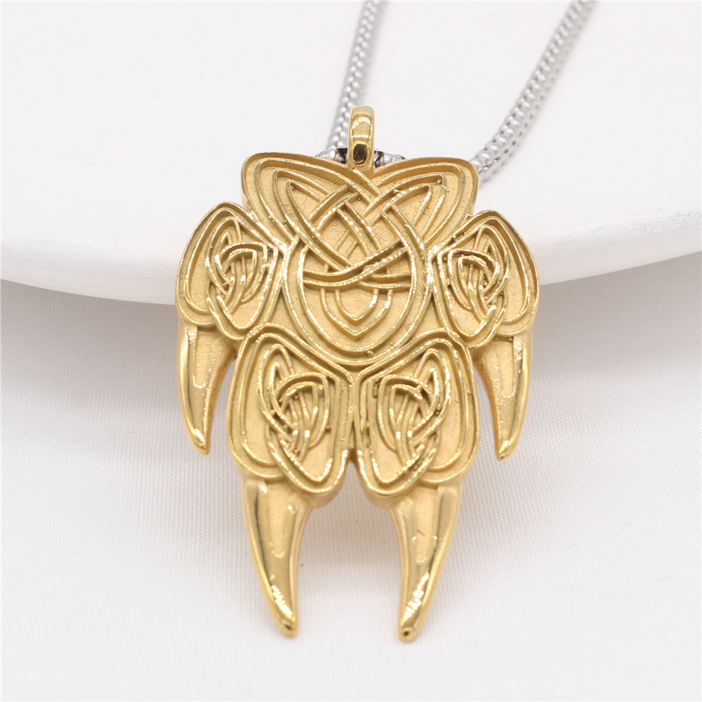 Nordic Pirate Titanium Steel Pendant Necklace