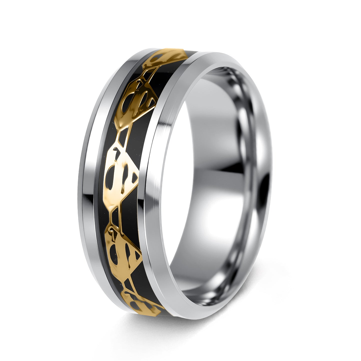 Planderful Superman Logo Ring Durable Steel Unisex Accessory For Comic Fans Size 7 To 12