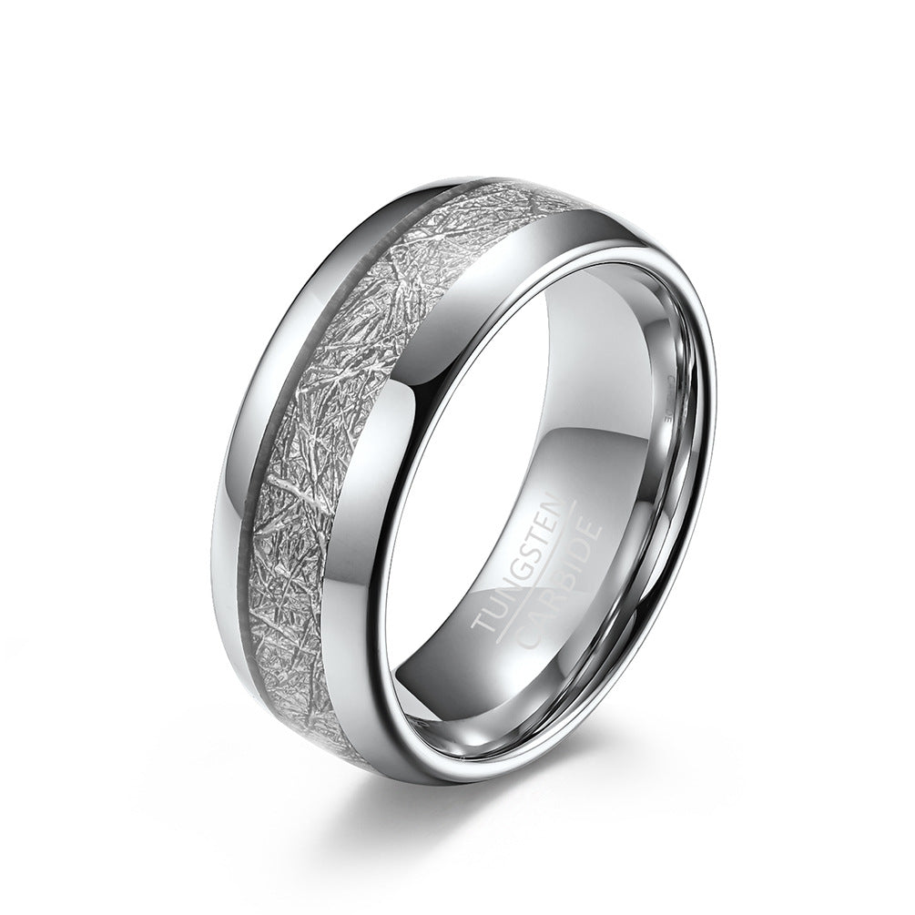 Cross-Border E-Commerce Supply Curved Tungsten Steel Ring