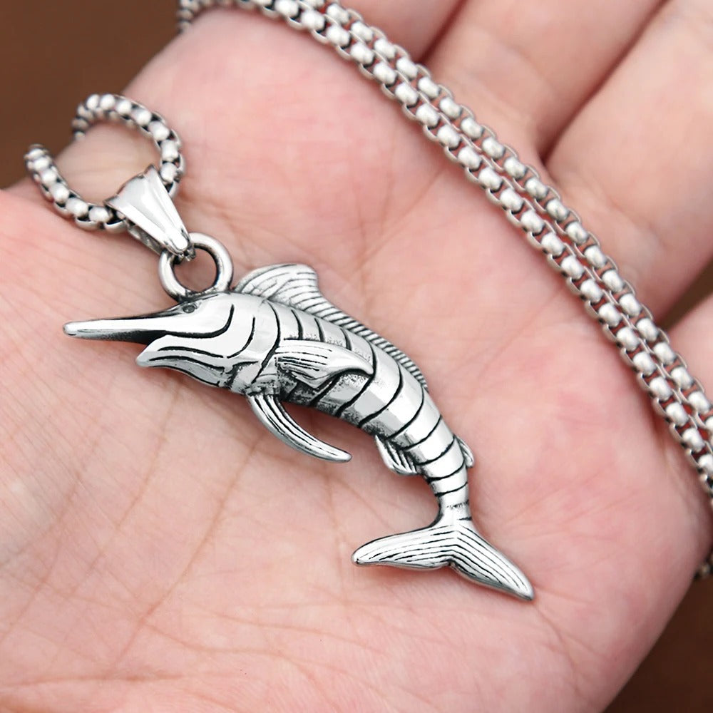 Punk Viking Dagger Stainless Steel Men's Pendant Necklace