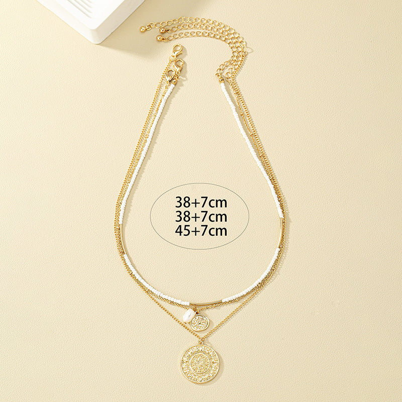 Elegant Pearl Pendant Necklaces Set with Ethnic Flair and Luxe Appeal