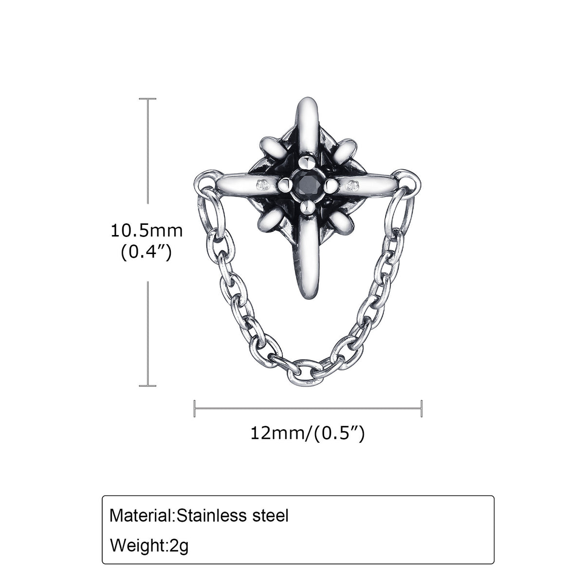 Single Earrings — Four Styles