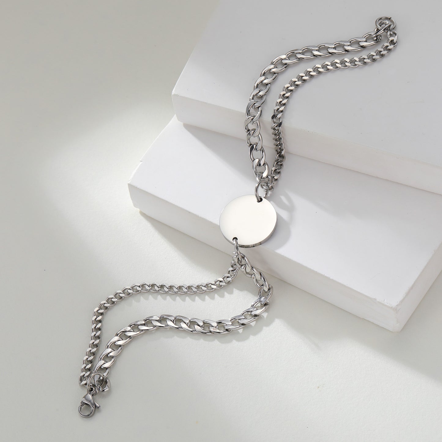 Planderful Everyday Genie Stainless Steel Unisex Double Layer Bracelet For Couples