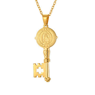 Vintage Stainless Steel Pendant Unisex