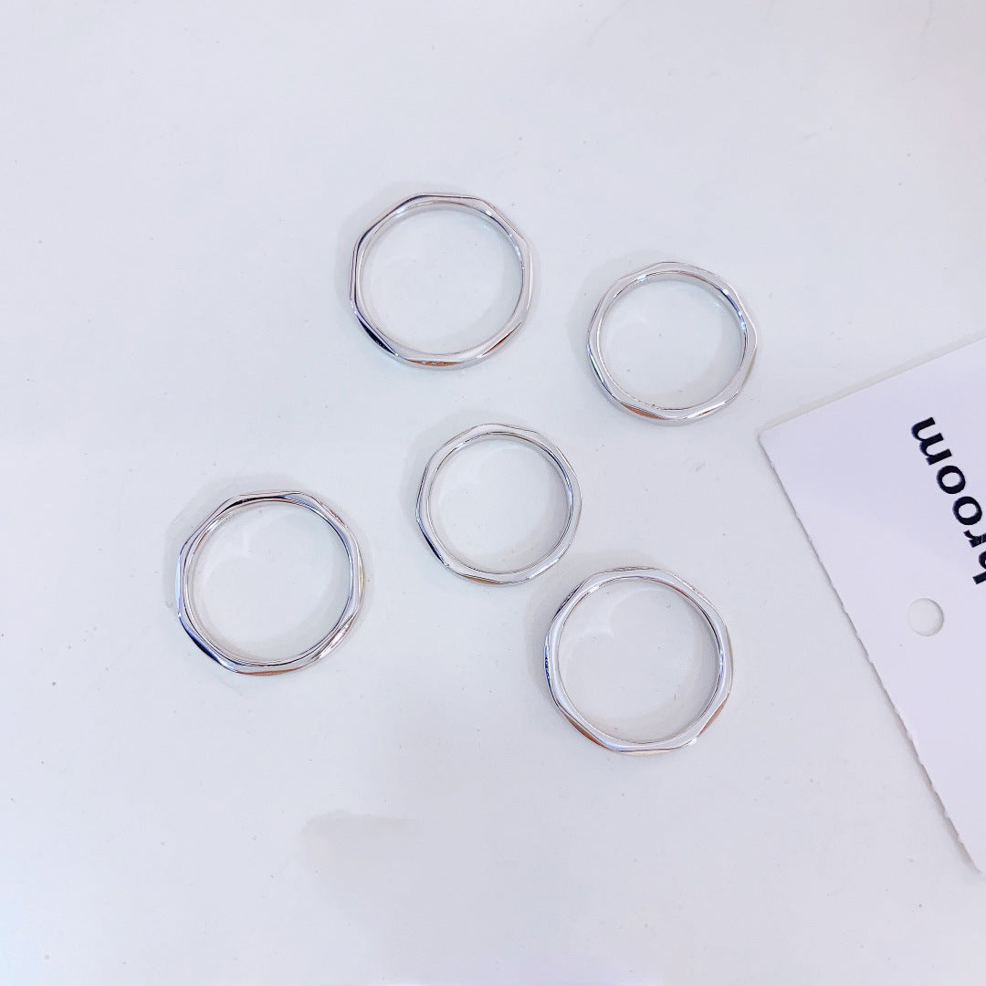 Vintage Korean 925 Sterling Silver Women's Ring