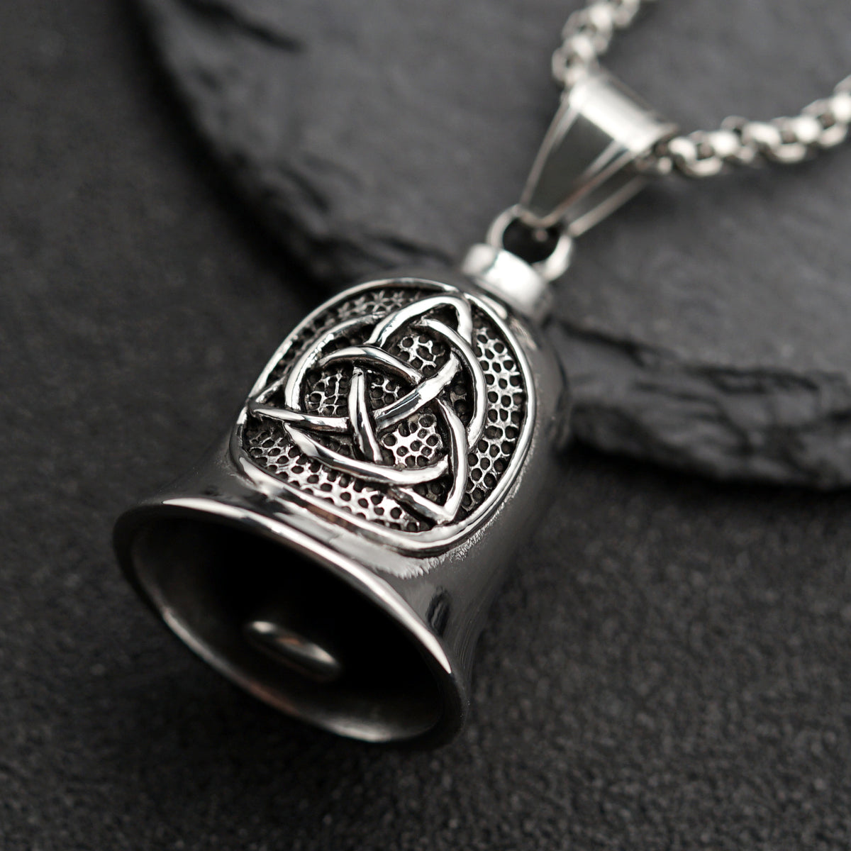 Vintage Viking Stainless Steel Pendant Necklace