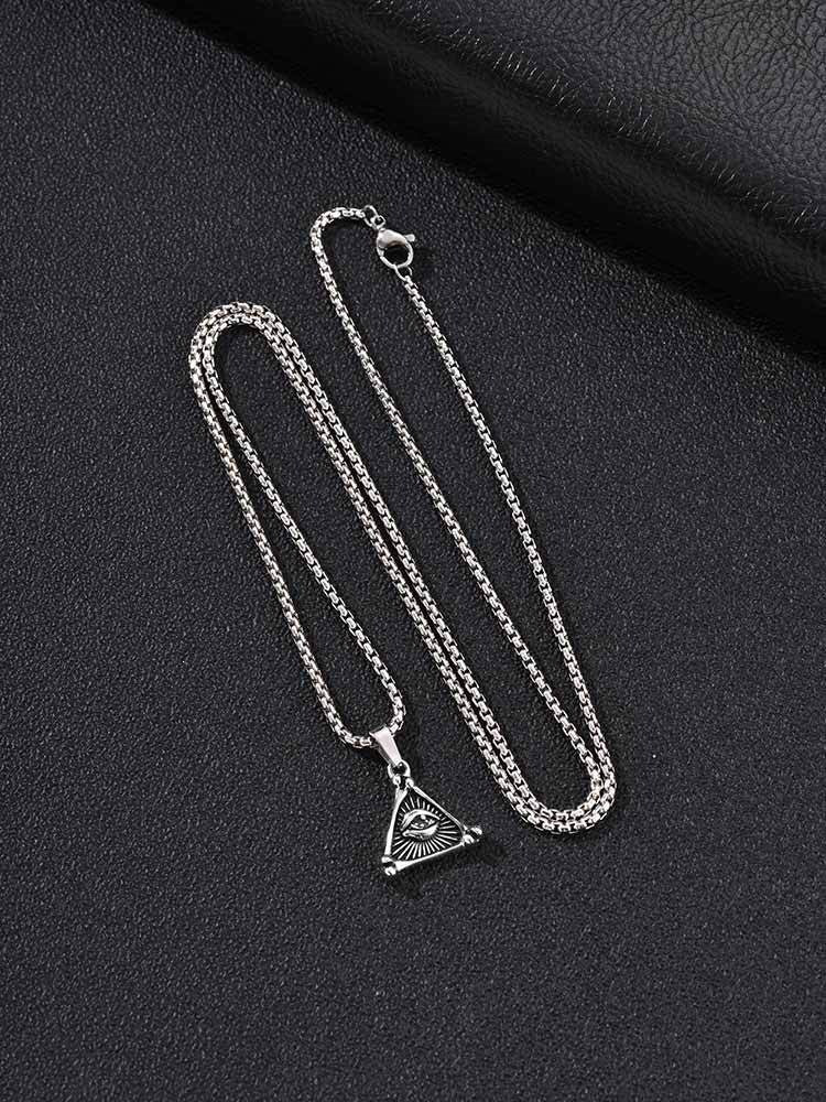 Devil's Eye Stainless Steel Pendant