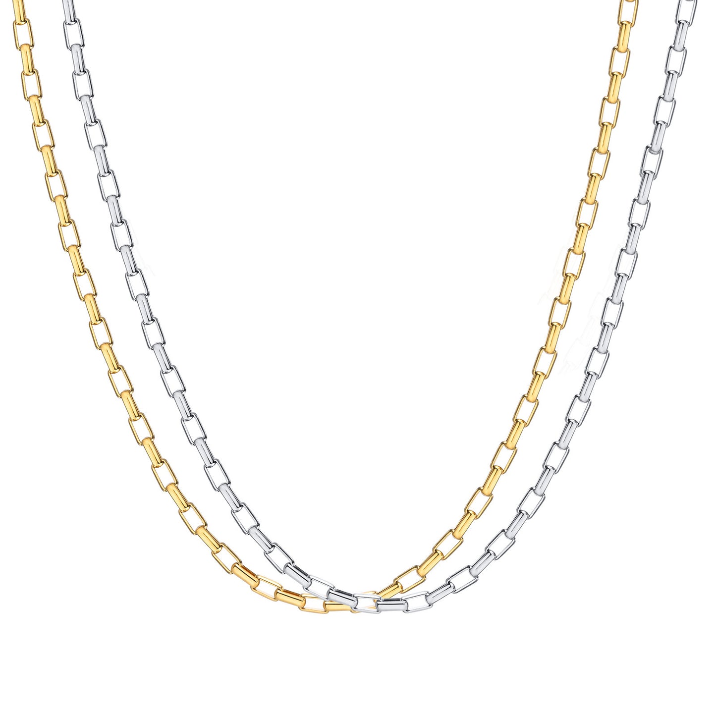 European And American Personality Women's Stainless Steel Necklace