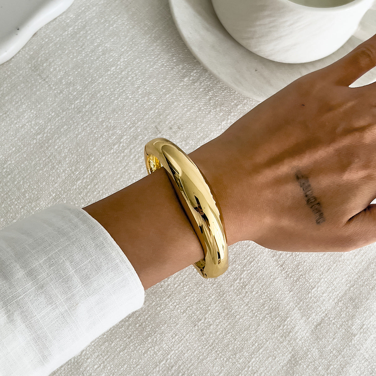 Planderful Geometric Alloy Bracelet Vienna Verve For Women Bold Statement Jewelry