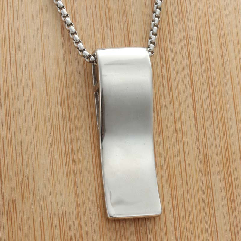 Personalized Vintage Titanium Steel Whistle Pendant Necklace for Men - Trendy Punk Style