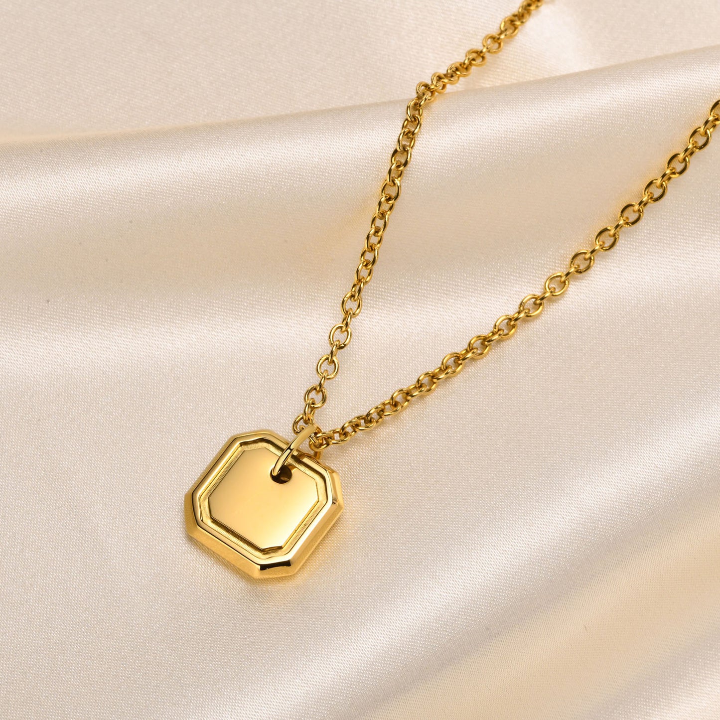 Collarbone Chain Stainless Steel Female Geometric Necklace