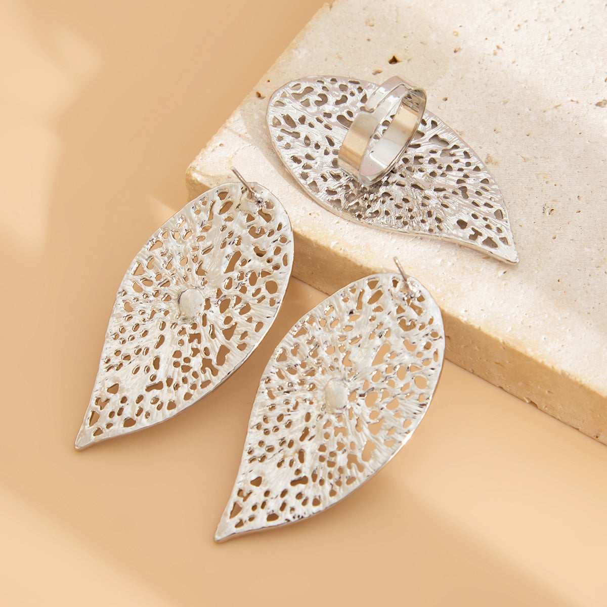 Planderful Vienna Verve Earrings – Exaggerated Irregular Geometric Design