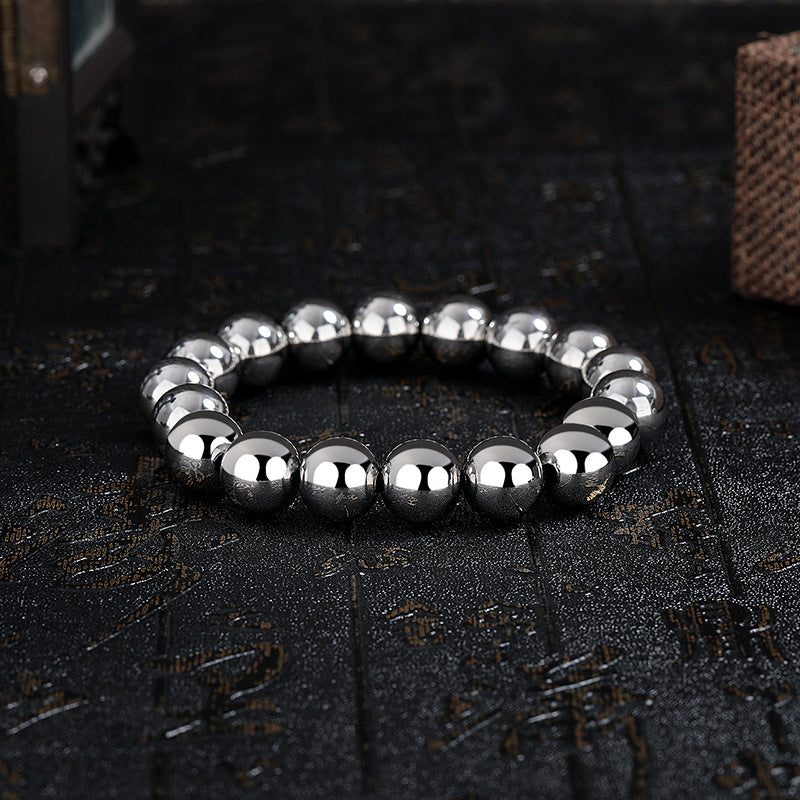 Steel Bracelet – Minimalist Bead Bracelet