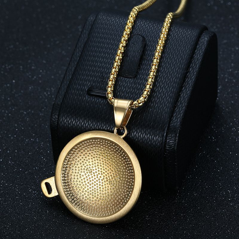 Stainless Steel Necklace – Statement Hip Hop Pendant