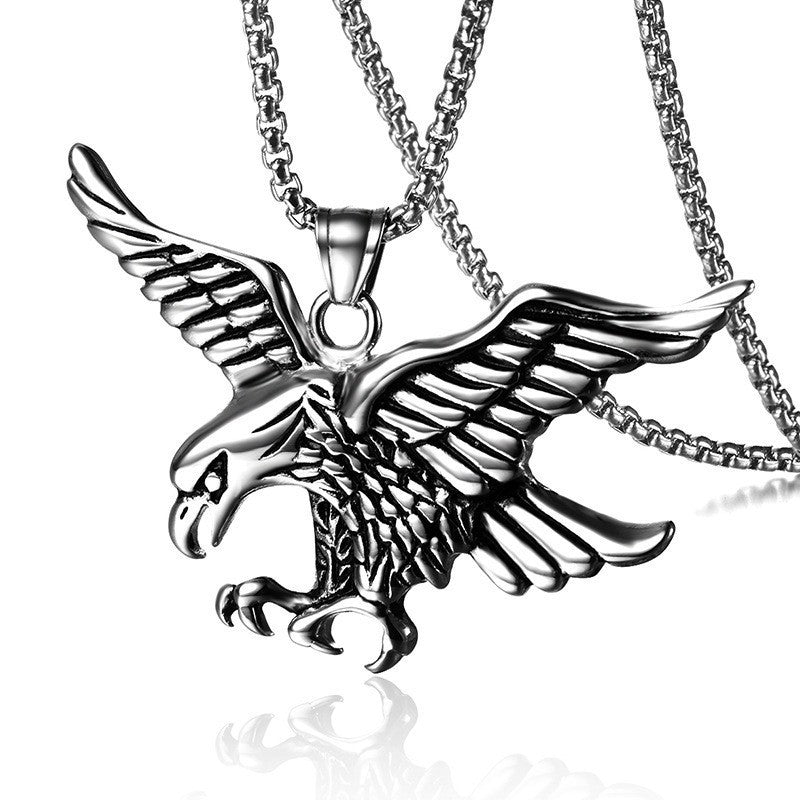 Directly From The Manufacturer Titanium Steel Eagle Pendant