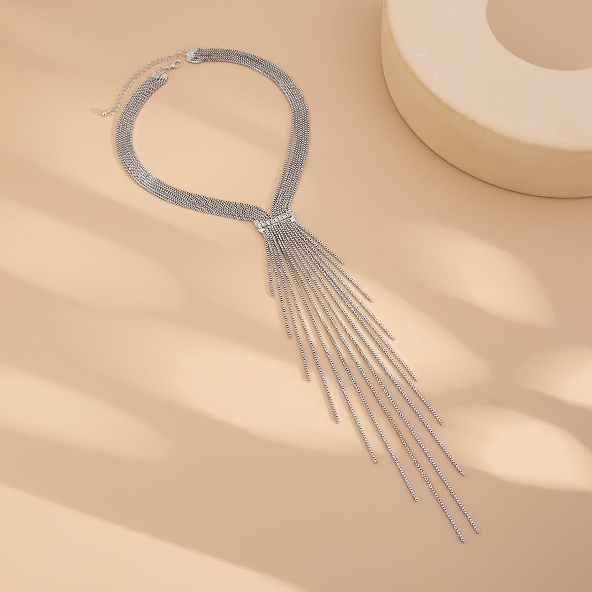 Planderful Vienna Verve Necklace – Unique Irregular Fringed Design