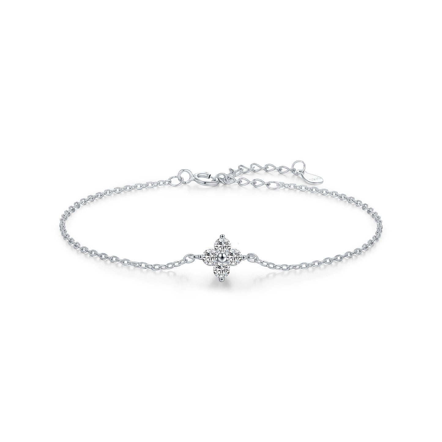 Planderful Everyday Genie Bracelet – Exquisite Sterling Silver with Zircon Elegance