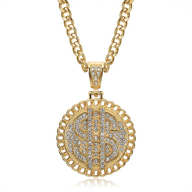 Steel Necklace – Statement Gold-Plated Cuban Chain