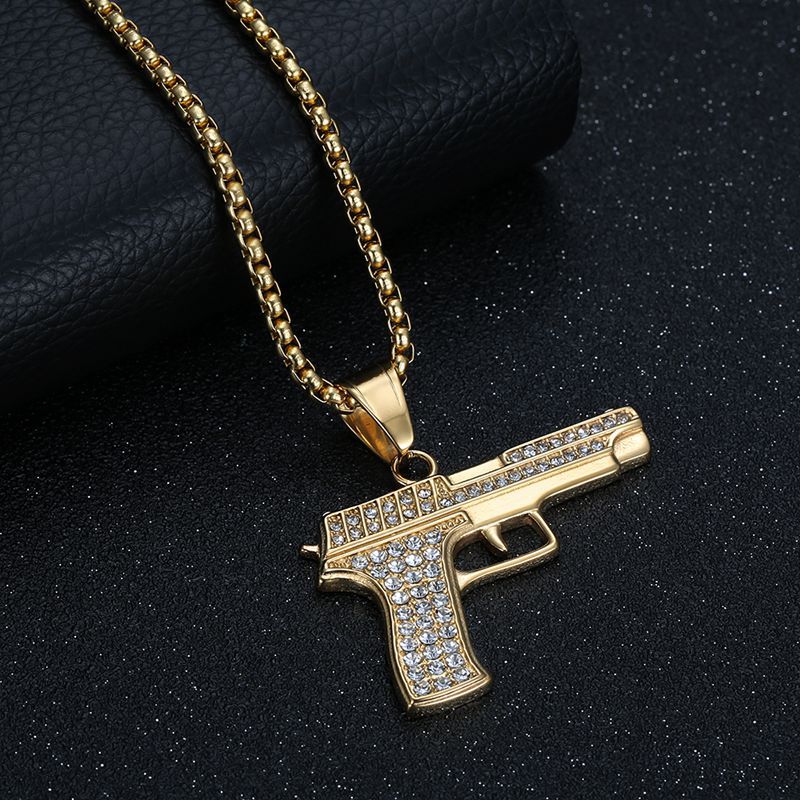 Zircon Necklace - Statement Hip Hop Pendant