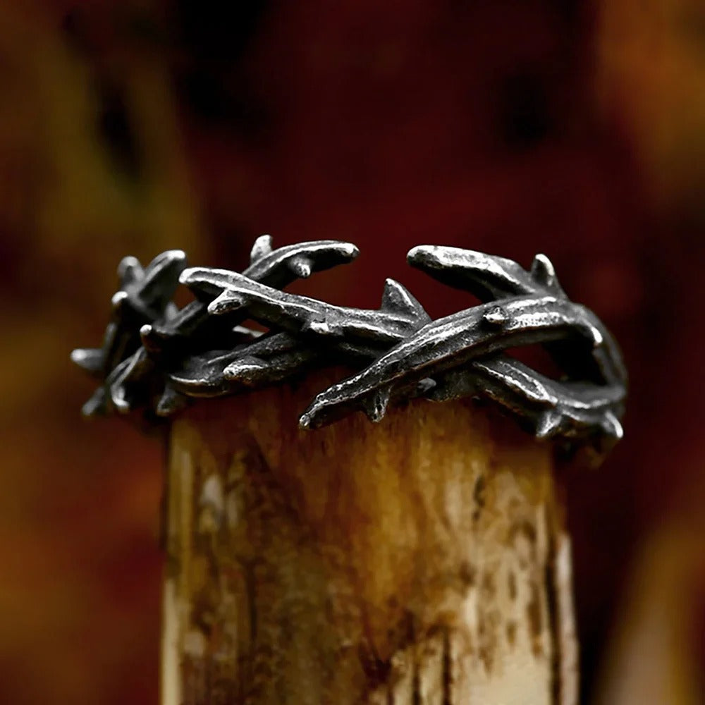 Punk Retro Stainless Steel Men's Ring