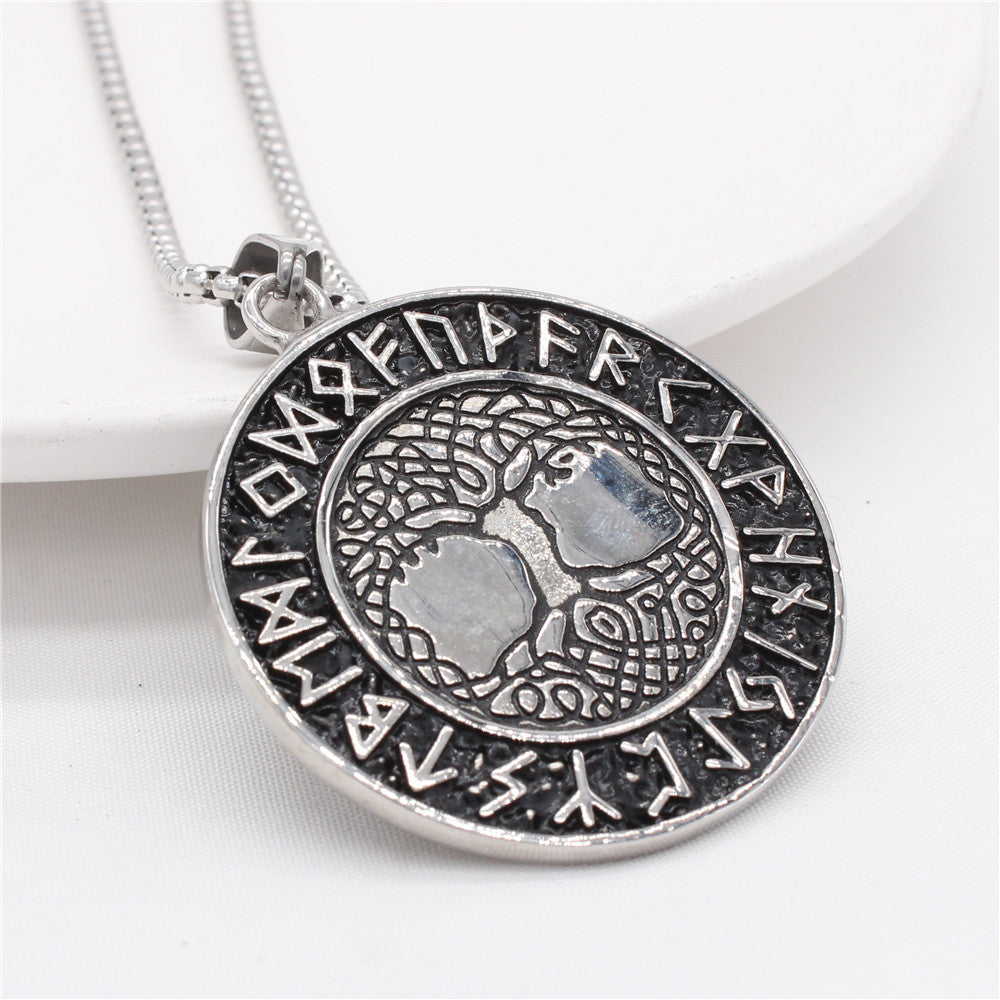 Viking Rune Pendant Titanium Steel By Planderful For Men And Women Protection Charm Everyday Genie