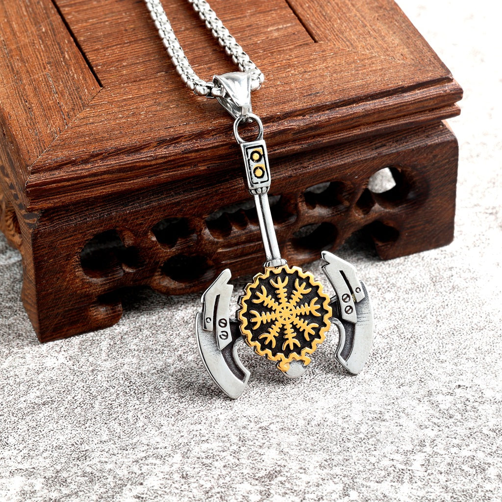 Viking Ebay Stainless Steel Pendant Necklace