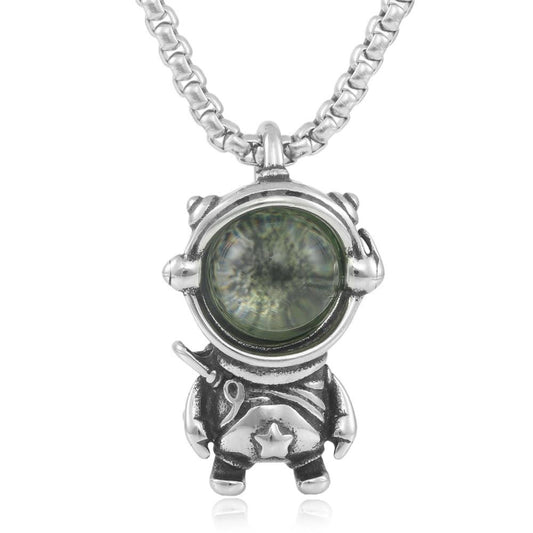 European And American Stainless Steel Astronaut Pendant