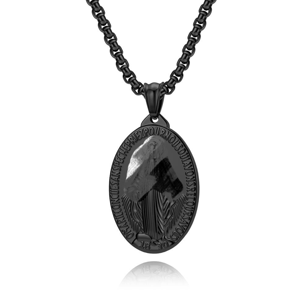 Punk Retro Stainless Steel Pendant Necklace