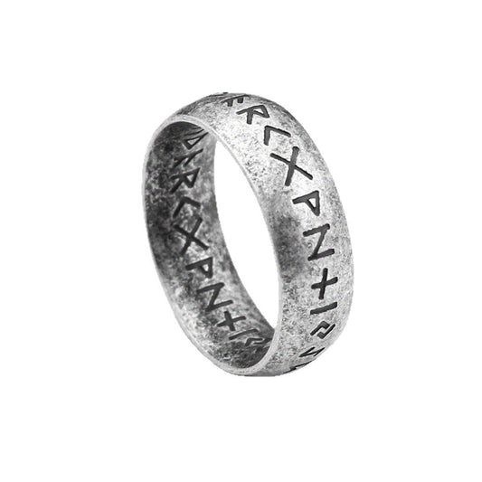 Vintage Viking Stainless Steel Men's Ring