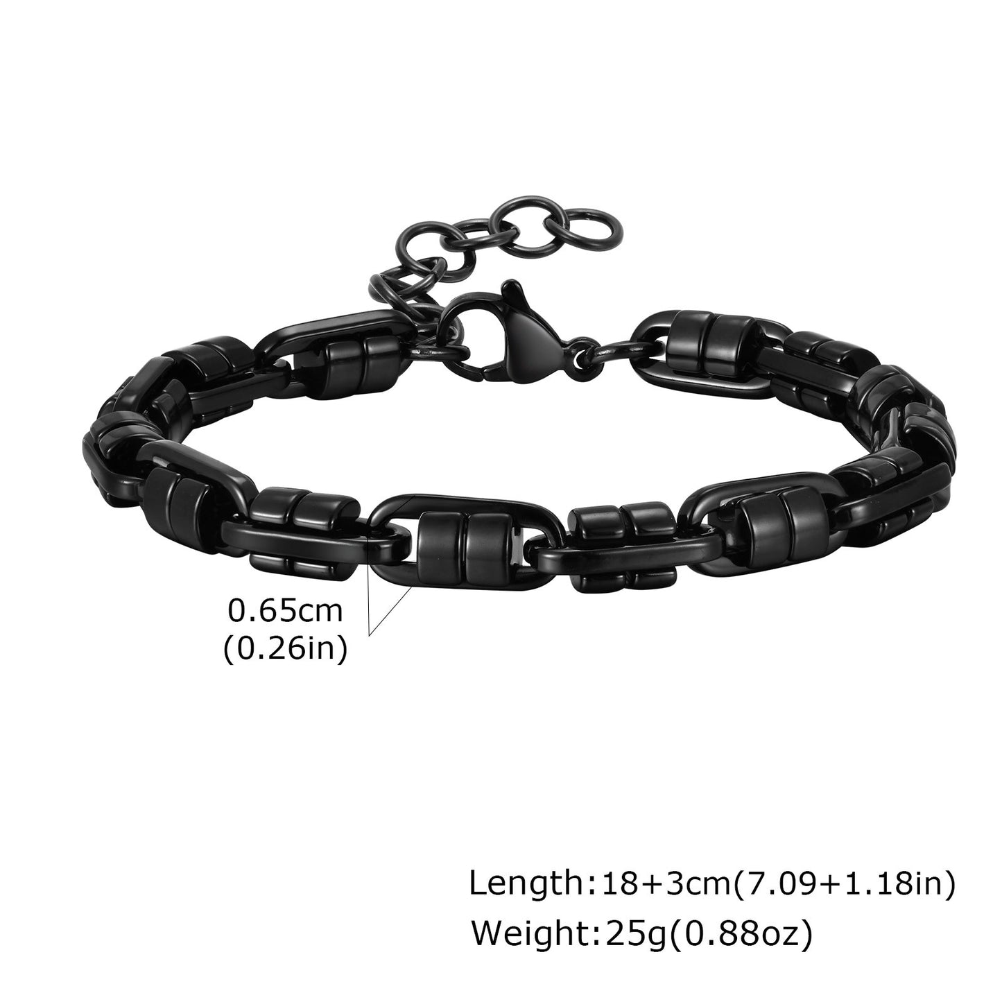 Planderful Mens Stainless Steel Bracelet Handmade For Men