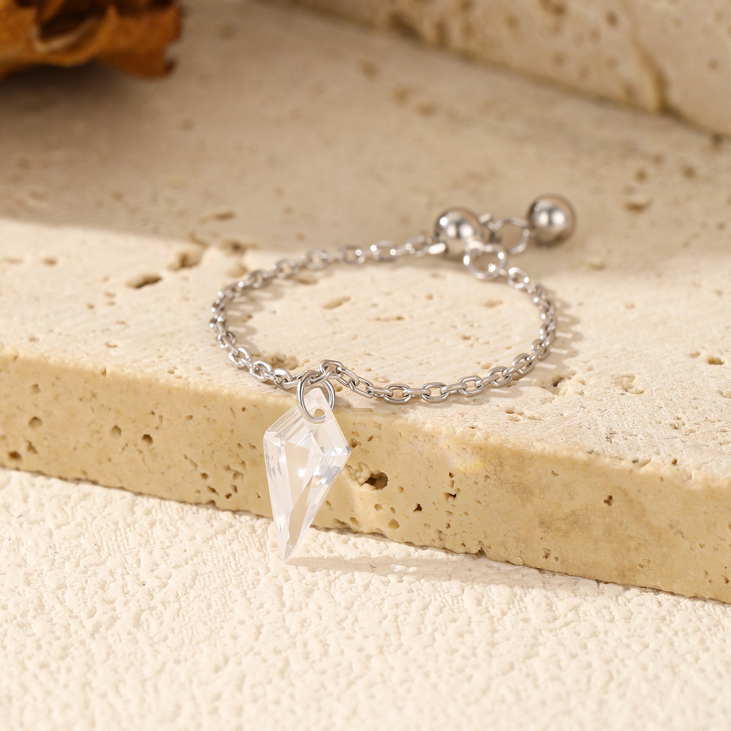 Planderful Everyday Genie Ring – Unique Adjustable Design with Zircon Accent