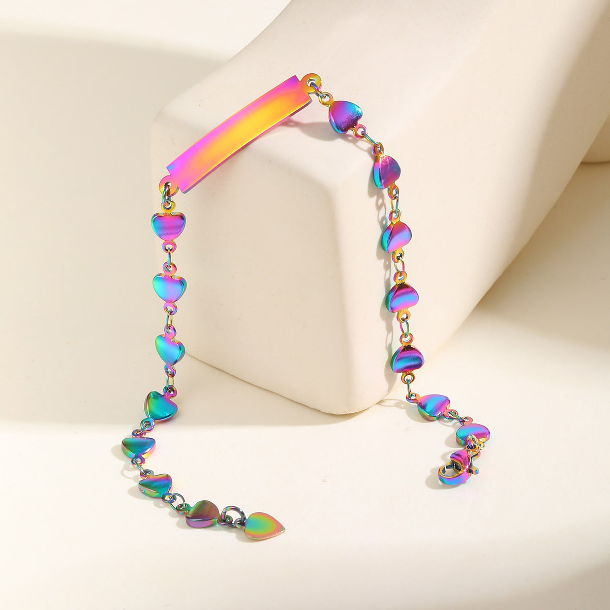 Heart Stainless Steel Bracelet for Women