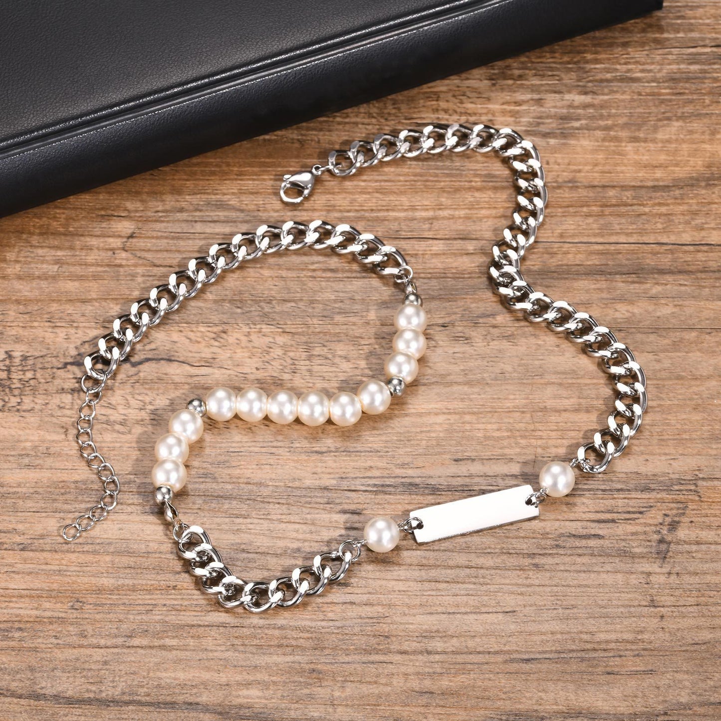 Hip Hop Men's Stainless Steel Cuban Chain Necklace for Men