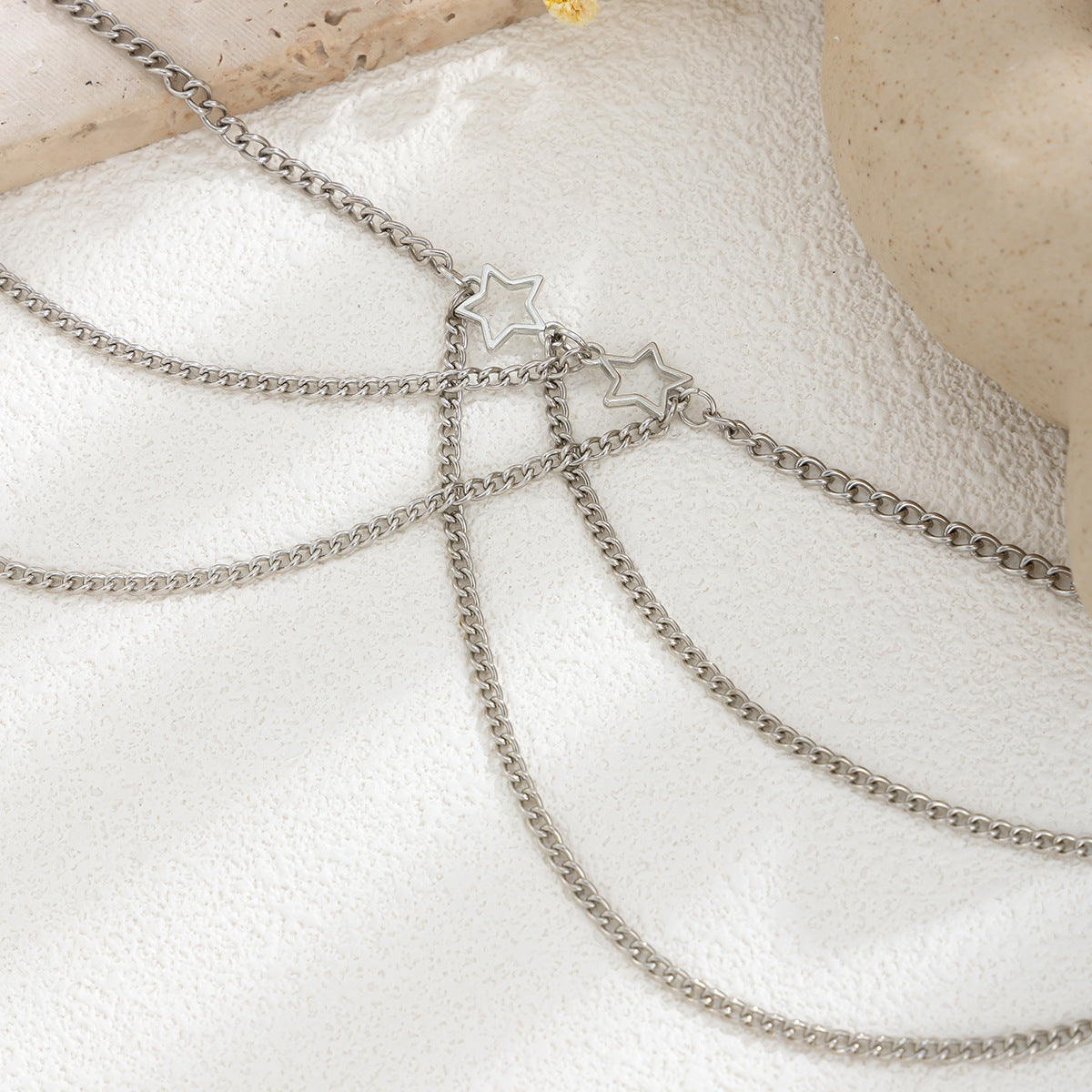 Planderful Vienna Verve Adjustable Punk Arm Chain Bracelet For Women Ethnic Statement Jewelry