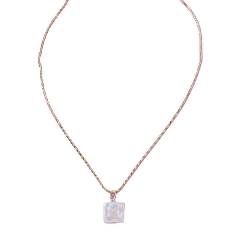 Baroque Pearl Pendant Necklace - Elegant Amazon Jewelry by Vienna Verve