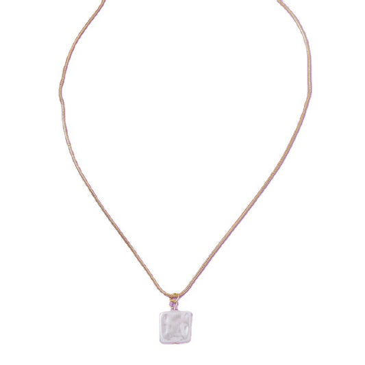 Baroque Pearl Pendant Necklace - Elegant Amazon Jewelry by Vienna Verve