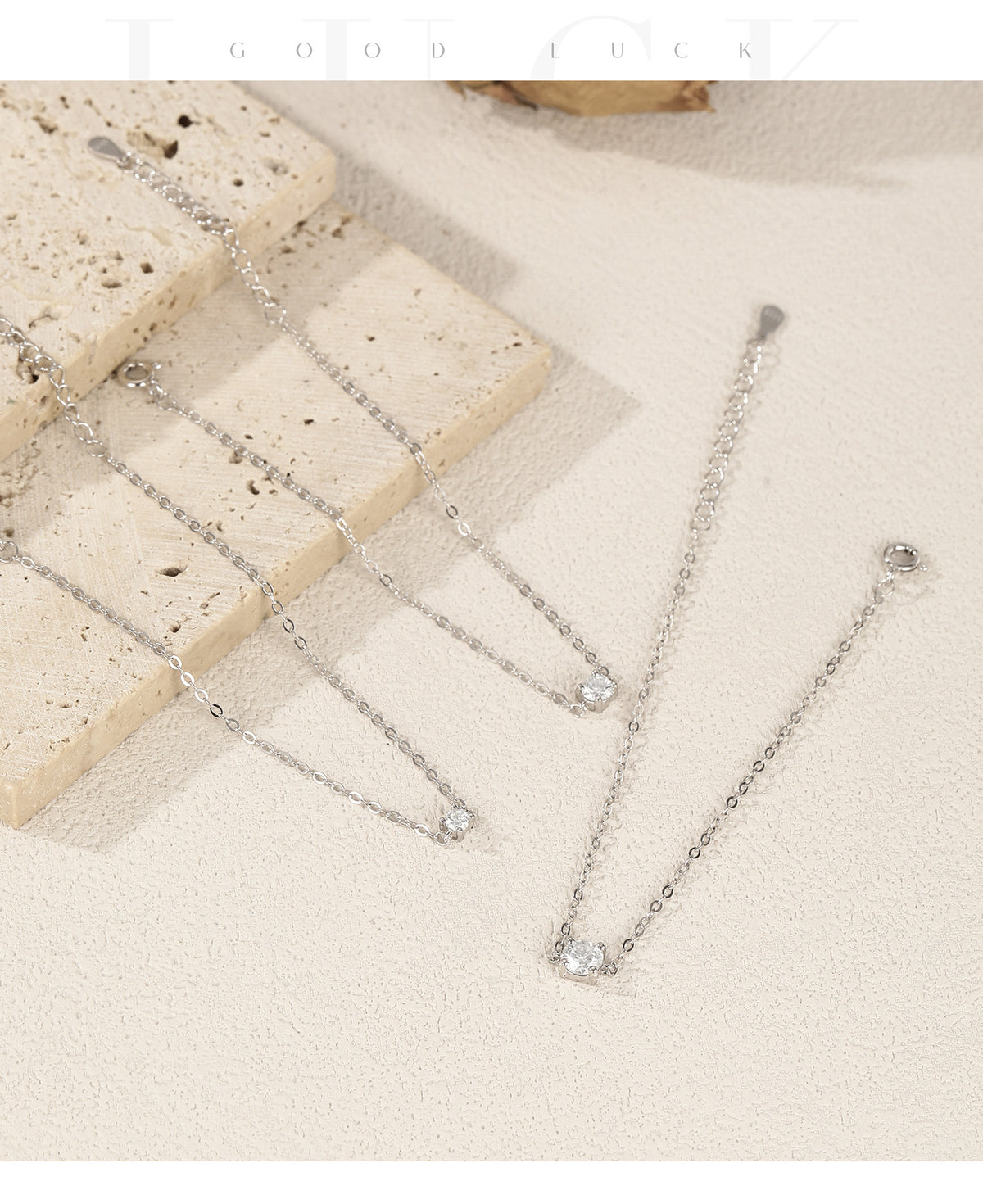 925 Sterling Silver Moissanite Stacking Bracelet