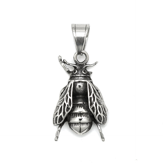 Steel Necklace – Dainty Bee Pendant
